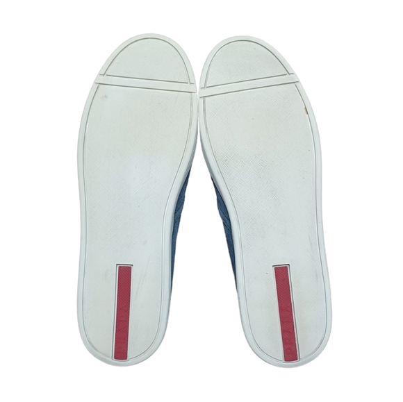 Auth! Prada suede loafers sleep ons flats shoes - Picture 11 of 13